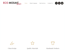 Tablet Screenshot of eco-mosaic.com
